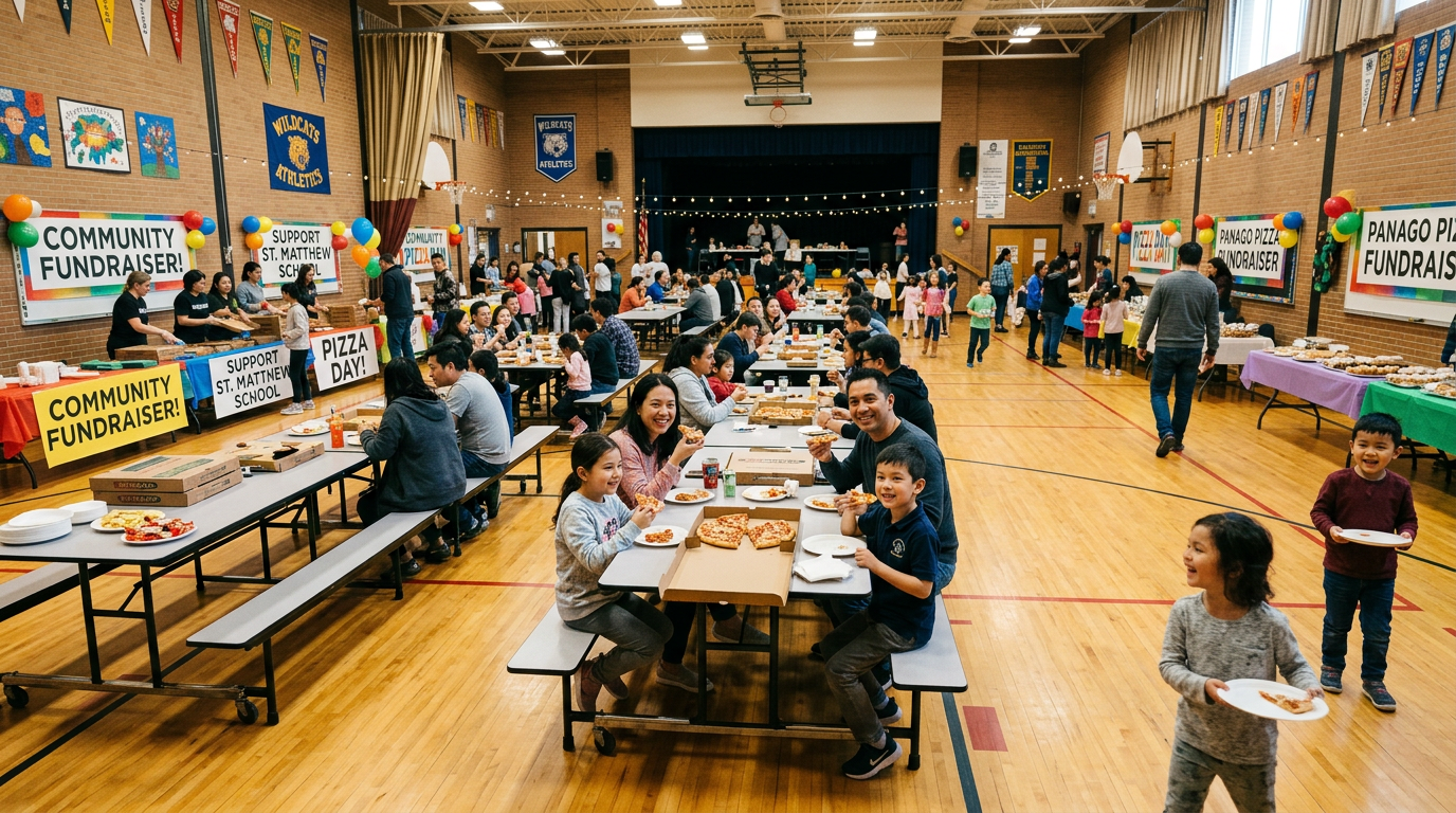 Community fundraiser dinner